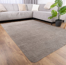 Load image into Gallery viewer, Beige-Grijs Tapijt Laagpolig Vloerkleed Koho Thin Fluffy
