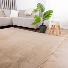 Load image into Gallery viewer, Beige Tapijt Laagpolig Vloerkleed Koho Thin Fluffy
