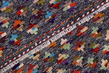 Load image into Gallery viewer, Kleurrijk Tapijt Laagpolig Handgeweven Wollen Vloerkleed - Koho Afghan Kelim 116x81

