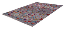 Load image into Gallery viewer, Kleurrijk Tapijt Laagpolig Handgeweven Wollen Vloerkleed - Koho Afghan Kelim 125x91
