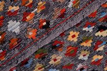 Load image into Gallery viewer, Kleurrijk Tapijt Laagpolig Handgeweven Wollen Vloerkleed - Koho Afghan Kelim 118x78
