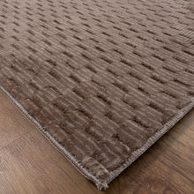 Load image into Gallery viewer, Bruin Tapijt Wasbaar Laagpolig Vloerkleed met Anti Slip Koho Modula Wasbaar op 30° - Koho Carpets
