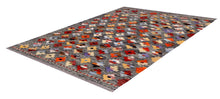 Load image into Gallery viewer, Kleurrijk Tapijt Laagpolig Handgeweven Wollen Vloerkleed - Koho Afghan Kelim 117x80
