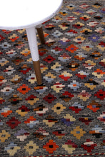 Load image into Gallery viewer, Kleurrijk Tapijt Laagpolig Handgeweven Wollen Vloerkleed - Koho Afghan Kelim 117x80
