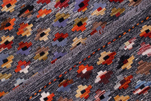 Load image into Gallery viewer, Kleurrijk Tapijt Laagpolig Handgeweven Wollen Vloerkleed - Koho Afghan Kelim 133x82
