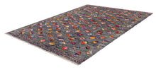Load image into Gallery viewer, Kleurrijk Tapijt Laagpolig Handgeweven Wollen Vloerkleed - Koho Afghan Kelim 117x77
