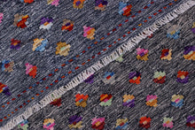 Load image into Gallery viewer, Kleurrijk Tapijt Laagpolig Handgeweven Wollen Vloerkleed - Koho Afghan Kelim 117x77
