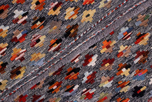 Load image into Gallery viewer, Kleurrijk Tapijt Laagpolig Handgeweven Wollen Vloerkleed - Koho Afghan Kelim 150x98
