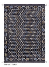 Load image into Gallery viewer, Kleurrijk Tapijt Laagpolig Handgeweven Wollen Vloerkleed - Koho Afghan Kelim 239x174
