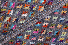 Load image into Gallery viewer, Kleurrijk Tapijt Laagpolig Handgeweven Wollen Vloerkleed - Koho Afghan Kelim 147x98
