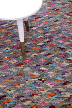 Load image into Gallery viewer, Kleurrijk Tapijt Laagpolig Handgeweven Wollen Vloerkleed - Koho Afghan Kelim 148x99
