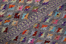 Load image into Gallery viewer, Kleurrijk Tapijt Laagpolig Handgeweven Wollen Vloerkleed - Koho Afghan Kelim 148x99
