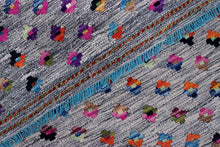 Load image into Gallery viewer, Kleurrijk Tapijt Laagpolig Handgeweven Wollen Vloerkleed - Koho Afghan Kelim 131x82
