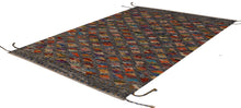 Load image into Gallery viewer, Kleurrijk Tapijt Laagpolig Handgeweven Wollen Vloerkleed - Koho Afghan Kelim 125x81
