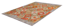 Load image into Gallery viewer, Kleurrijk Tapijt Laagpolig Handgeweven Wollen Vloerkleed - Koho Afghan Kelim 200x152
