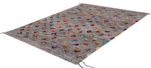 Load image into Gallery viewer, Kleurrijk Tapijt Laagpolig Handgeweven Wollen Vloerkleed - Koho Afghan Kelim 120x75
