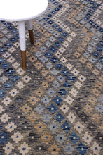 Load image into Gallery viewer, Kleurrijk Tapijt Laagpolig Handgeweven Wollen Vloerkleed - Koho Afghan Kelim 292x204
