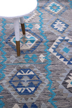 Load image into Gallery viewer, Kleurrijk Tapijt Laagpolig Handgeweven Wollen Vloerkleed - Koho Afghan Kelim 171x123
