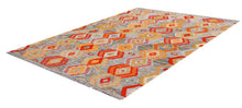 Load image into Gallery viewer, Kleurrijk Tapijt Laagpolig Handgeweven Wollen Vloerkleed - Koho Afghan Kelim 243x173
