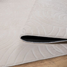 Load image into Gallery viewer, Crème Tapijt Wasbaar Laagpolig Vloerkleed met Anti Slip Koho Japandi Stijl Wasbaar op 30° - Koho Carpets
