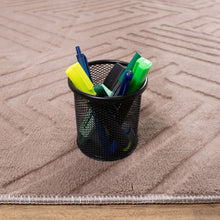 Load image into Gallery viewer, Taupe Tapijt Wasbaar Laagpolig Vloerkleed met Anti Slip Koho Japandi Stijl Wasbaar op 30° - Koho Carpets
