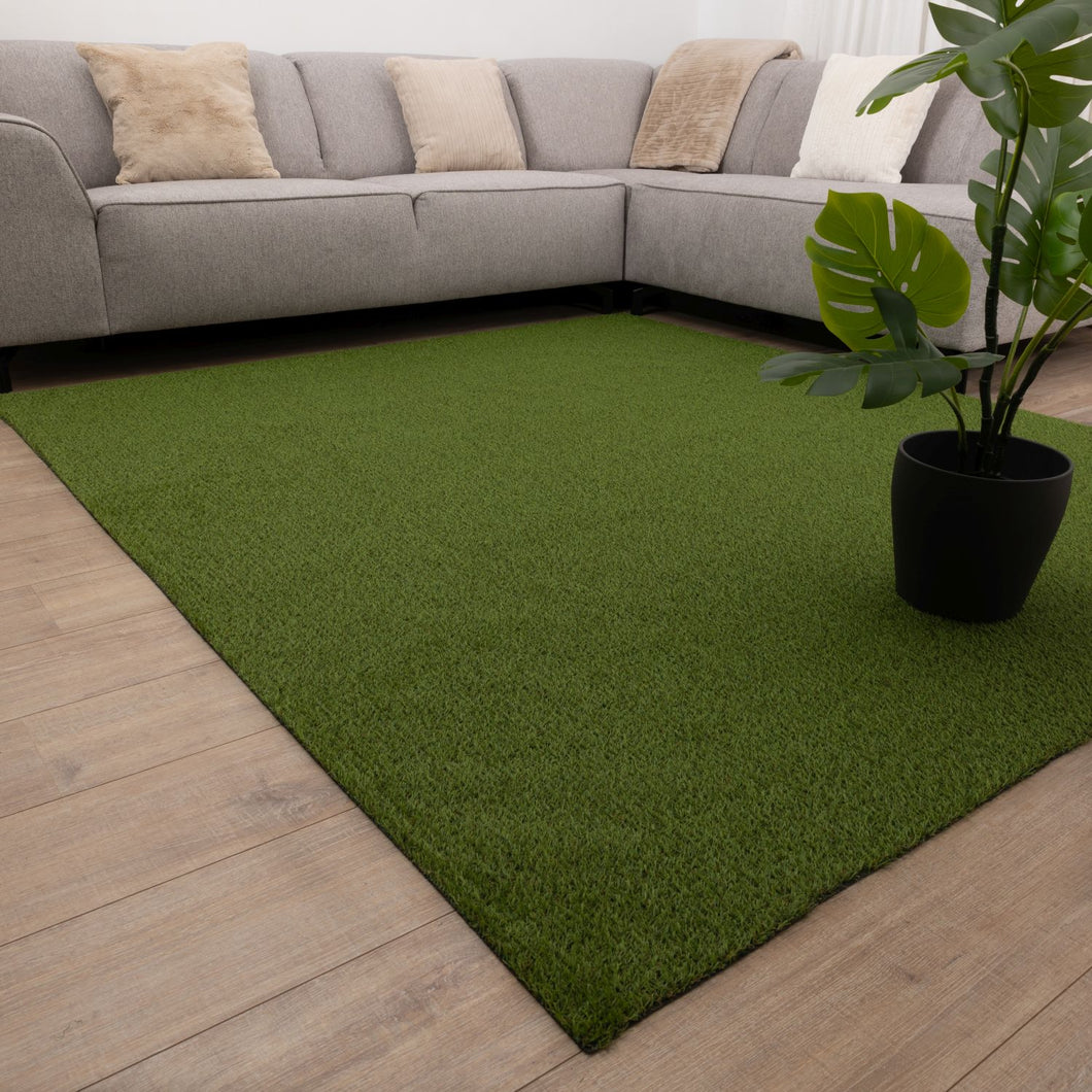 Premium Kunstgras van Hoge Kwaliteit - Geschikt voor Binnen en Buiten - Dikte 17mm - Kunstgras voor buiten, tuin, balkon, terras of speelhoek