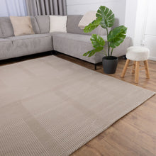 Load image into Gallery viewer, Beige Tapijt Kwalitatief Laagpolig Vloerkleed Koho Premium Touch 3D Toon op Toon Japandi Stijl
