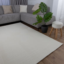 Load image into Gallery viewer, Crème Tapijt Kwalitatief Laagpolig Vloerkleed Koho Premium Touch 3D Toon op Toon Japandi Stijl
