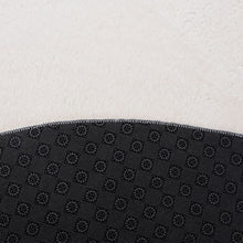 Load image into Gallery viewer, Crème Rond Tapijt Laagpolig Rond Vloerkleed met Anti Slip Koho Soft Comfort Wasbaar op 30°
