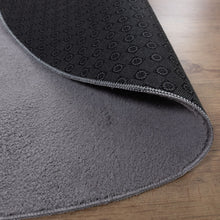 Load image into Gallery viewer, Grijs Rond Tapijt Laagpolig Rond Vloerkleed met Anti Slip Koho Soft Comfort Wasbaar op 30°
