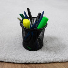 Load image into Gallery viewer, Lichtgrijs Rond Tapijt Laagpolig Rond Vloerkleed met Anti Slip Koho Soft Comfort Wasbaar op 30°
