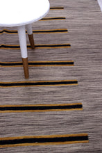 Load image into Gallery viewer, Grijs Tapijt Laagpolig Handgeweven Wollen Vloerkleed - Koho Afghan Modern Kelim 250x162
