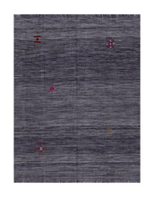 Load image into Gallery viewer, Grijs Tapijt Laagpolig Handgeweven Wollen Vloerkleed - Koho Afghan Modern Kelim 197x153
