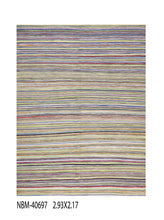 Load image into Gallery viewer, Kleurrijk Tapijt Laagpolig Handgeweven Wollen Vloerkleed - Koho Afghan Modern Kelim 293x217
