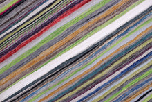 Load image into Gallery viewer, Kleurrijk Tapijt Laagpolig Handgeweven Wollen Vloerkleed - Koho Afghan Modern Kelim 293x217
