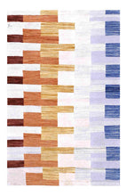 Load image into Gallery viewer, Kleurrijk Tapijt Laagpolig Handgeweven Wollen Vloerkleed - Koho Afghan Modern Kelim 155x94
