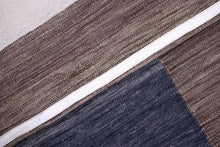 Load image into Gallery viewer, Oker Geel Tapijt Laagpolig Handgeweven Wollen Vloerkleed - Koho Afghan Modern Kelim 202x148
