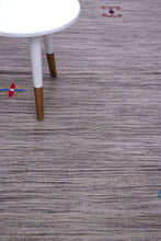 Load image into Gallery viewer, Grijs Tapijt Laagpolig Handgeweven Wollen Vloerkleed - Koho Afghan Modern Kelim 231x160
