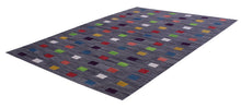 Load image into Gallery viewer, Grijs Tapijt Laagpolig Handgeweven Wollen Vloerkleed - Koho Afghan Modern Kelim 178x120
