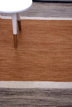 Load image into Gallery viewer, Oranje Tapijt Laagpolig Handgeweven Wollen Vloerkleed - Koho Afghan Modern Kelim 288x208
