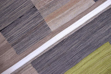 Load image into Gallery viewer, Beige Tapijt Laagpolig Handgeweven Wollen Vloerkleed - Koho Afghan Modern Kelim 287x197
