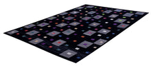 Load image into Gallery viewer, Zwart Tapijt Laagpolig Handgeweven Wollen Vloerkleed - Koho Afghan Modern Kelim 189x147
