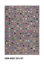 Load image into Gallery viewer, Kleurrijk Tapijt Laagpolig Handgeweven Wollen Vloerkleed - Koho Afghan Modern Kelim 287x197
