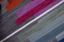 Load image into Gallery viewer, Kleurrijk Tapijt Laagpolig Handgeweven Wollen Vloerkleed - Koho Afghan Modern Kelim 295x205
