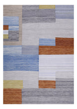 Load image into Gallery viewer, Kleurrijk Tapijt Laagpolig Handgeweven Wollen Vloerkleed - Koho Afghan Modern Kelim 294x204
