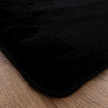 Load image into Gallery viewer, Zwart Tapijt Zacht Hoogpolig Vloerkleed Koho Fluffy
