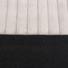 Load image into Gallery viewer, Crème Tapijt Zacht Hoogpolig Vloerkleed Koho Stripe
