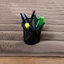 Load image into Gallery viewer, Taupe Tapijt Zacht Hoogpolig Vloerkleed Koho Stripe
