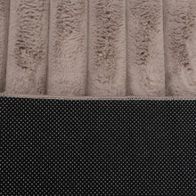 Load image into Gallery viewer, Taupe Tapijt Zacht Hoogpolig Vloerkleed Koho Stripe
