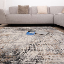 Load image into Gallery viewer, Beige met Grijs Tapijt Laagpolig Vloerkleed Koho Impressive

